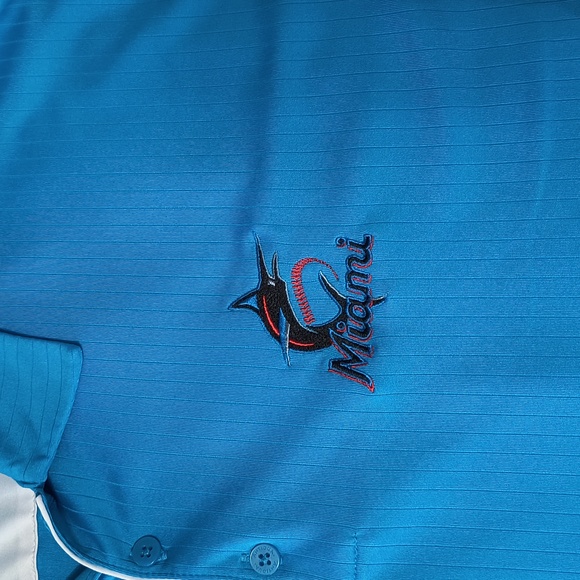 Antigua Miami Marlins polo shirt - Picture 2 of 6